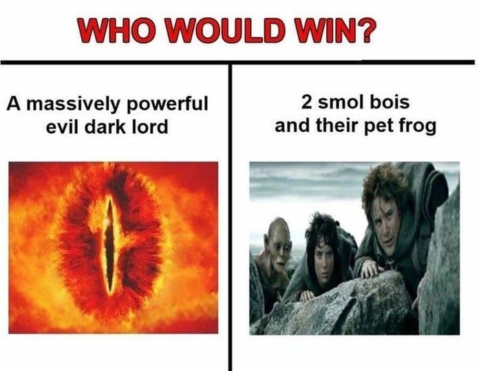 My money is on Samwise Gamgee