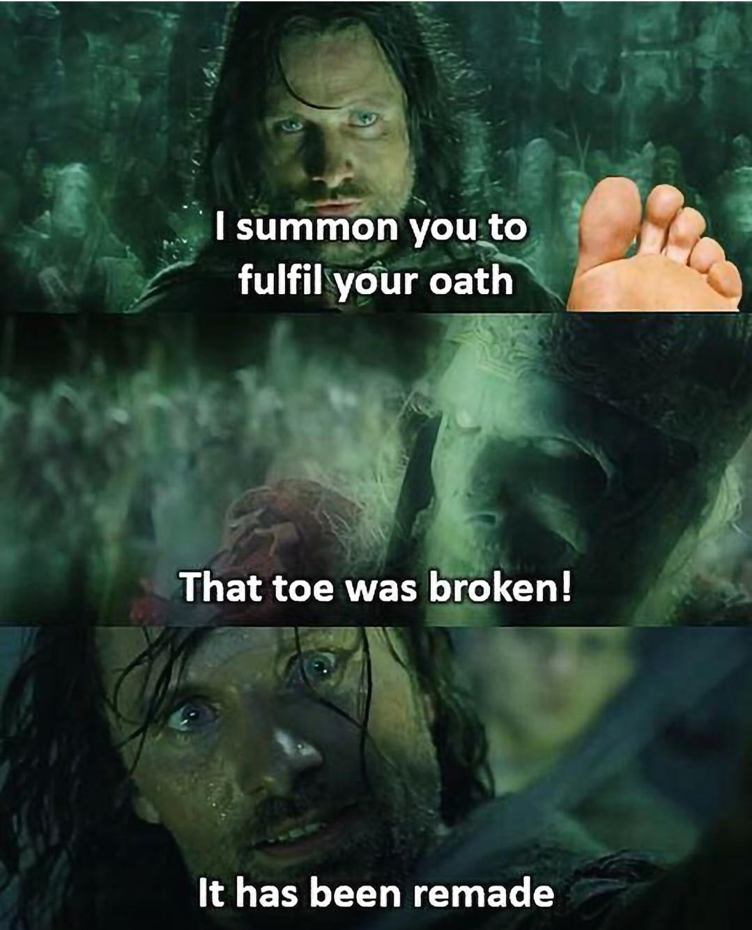 By Aragorn’s Foot